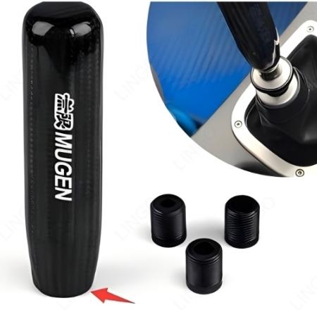 13cm Carbon Fiber Automatic Mugen Gear Shift Knob 