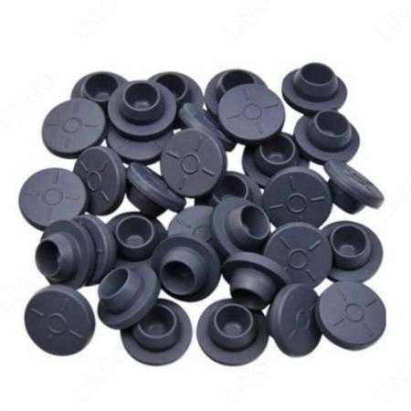 14‑MM Grey Butyl Rubber Stopper, Chemical‑Resistant Corrosion‑Proof Rubber Plug