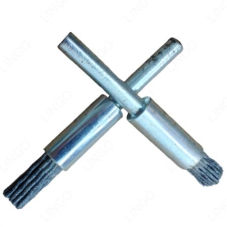 CNC Shank Abrasive End Brush – Precision Power Brush for Deburring and Finishing