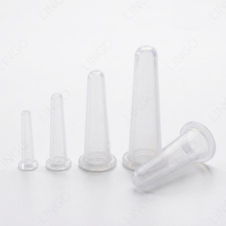Clear Tapered Flanged Silicone Masking Plug, Reusable for Powder Coating & Sandblasting