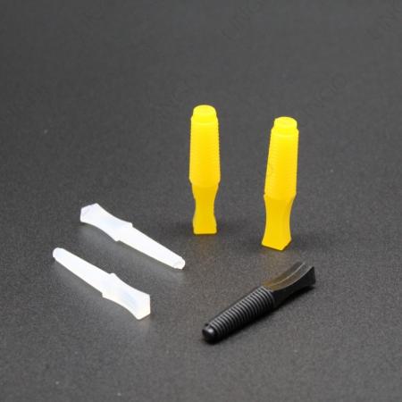 Color Flanged Silicone Mask Stopper Reusable Thread Protector for Hardware Painting