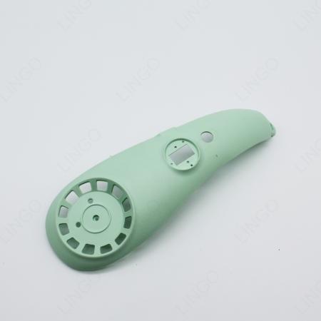 Curved Plastic Handle Housing – Injection Molded Ergonomic Grip Shell