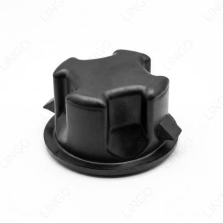 Custom Molded Black Rubber Cup Holder Insert, Non-slip Rubber Cup Mat for Car & Appliance