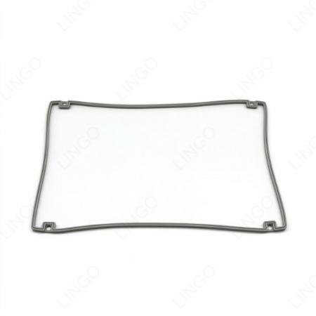 Custom Molded Rectangular Silicone Gasket Frame, Thin Silicone Sealing Ring for Equipment Cover