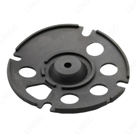 Custom Rubber Diaphragm with Multi-Cutout – Round Molded Valve Membrane 