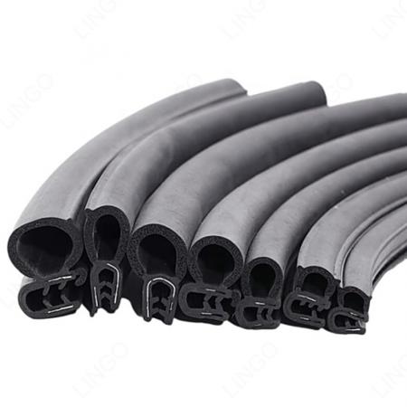 Custom Steel Core Rubber Seal Strip for Automotive and Industrial Equipment