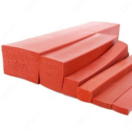 Custom Thickness Orange Sponge Silicone Flat Gasket Bakery Sterilization Equipment