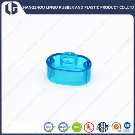Customizable Translucent Blue Plastic Molding