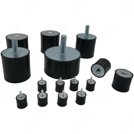 Cylindrical Rubber Mount Kit – Multi-Style Vibration Isolator Assortment for Equipment