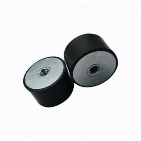 Double Female Thread Rubber Vibration Mount, High Elastic Shock Isolator