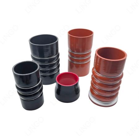 Fabric Reinforced Wire Silicone Hoses for Construction Machinery Engines