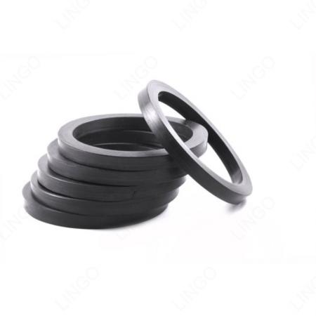 Flat Solid Rubber Seal Washers, NBR Waterproof Flange Gaskets
