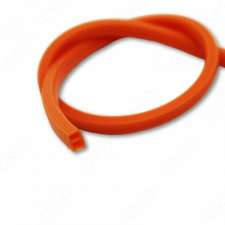 Food Grade Orange Hollow Silicone Strip for Oven Sealing