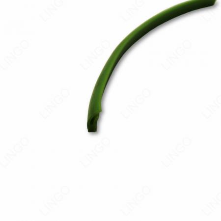 Green U Shape Rubber Edge Seal Strip Waterproof Scratch Proof Push on Trim
