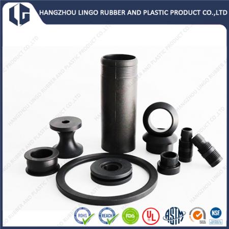 High Impact PTFE Filled with Carbon Graphite CNC Machined Plastic Part