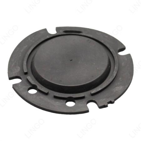 High-Performance Custom Round Flange‑Mount Rubber Diaphragm with Locating Holes