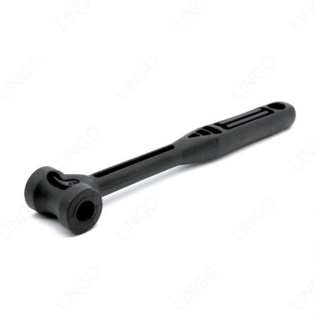 Injection Molded Plastic Handle with Connecting Rod – Ergonomic Operating Lever