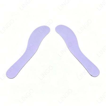 Light Purple Curved Silicone Facial Mask Spatula – Makeup Mud Mask Silicone Scraper
