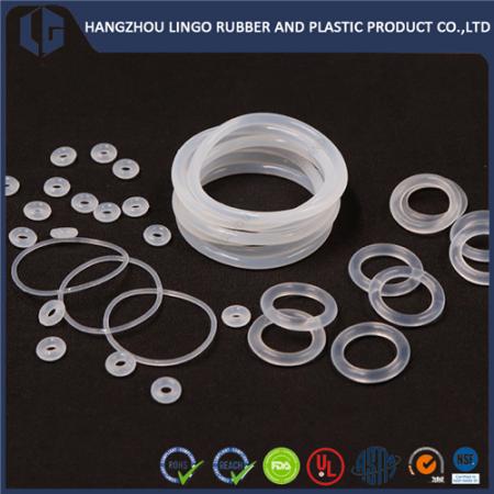 Made in China Transparent Platinum Cured Silicone Rubber O Ring Sealing Gasket