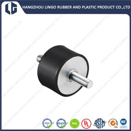 Male to Male Natural Rubber Anti-Vibraion Imperial Thread Mounts