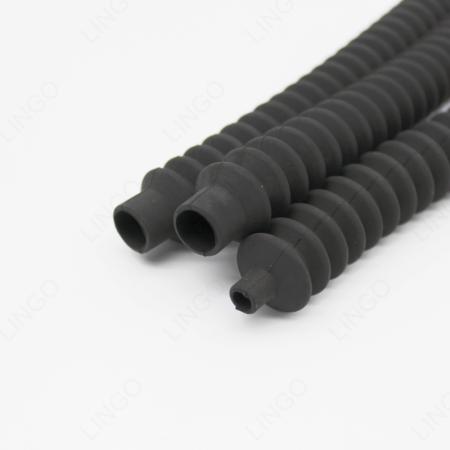 Multi-Spec Rubber Corrugated Sleeve,Waterproof Dustproof Pipe Protection Bellows