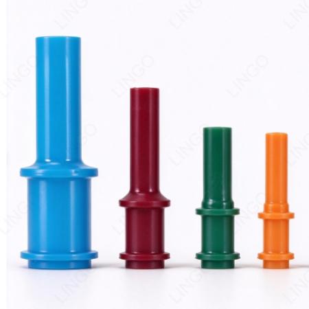 Multi-color Double Flange Silicone Masking Cap for Thread Stud & Counterbore Hole