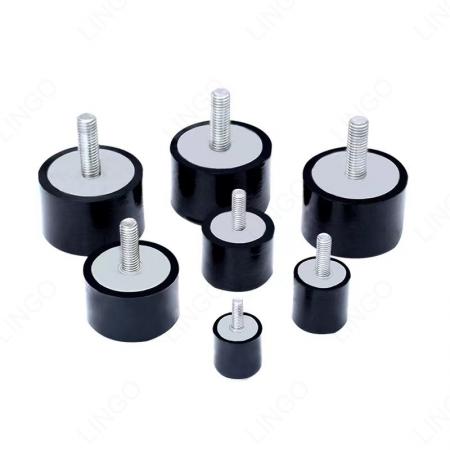 NBR Rubber Bonded to Stainless Steel Threaded Anti-Vibration Bumper