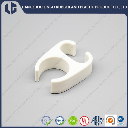Outdoor Weather Resistant White EPDM Rubber Clip