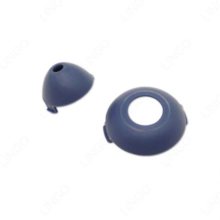 Plastic Injection Snap-on Hemispherical Protective Cap Assembly for Equipment Probe
