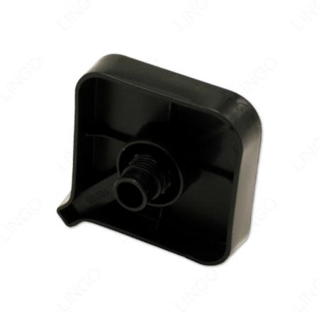 Plastic Injection Square Outlet End Cap, Water Tank Threaded Plastic Nozzle Cover