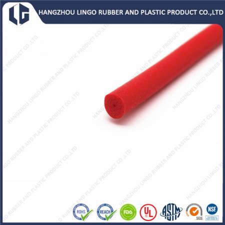 Red O-Ring Silicone Extrusion Profile