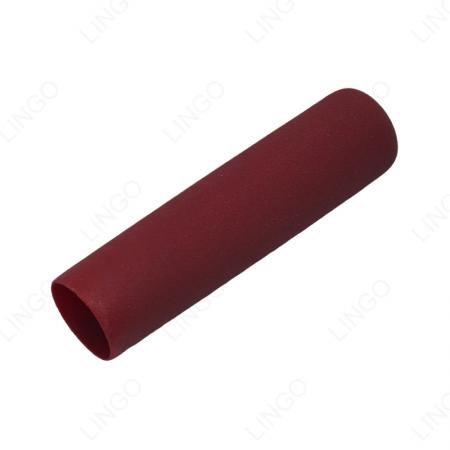 Red Silicone Foam Handle Sleeve, Anti-Slip Heat Resistant, Straight Shaft Tools
