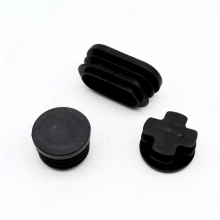 Ribbed Plastic Hole Plug Assortment – Round & Oval Snap-In Stoppers