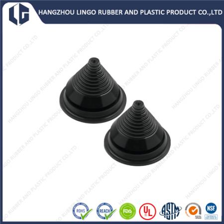 Rubber Wire Dust Cap Plug Tapered Cable Seal Black Grommet Gasket
