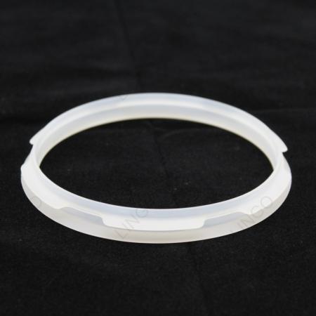Silicone Seal Ring with Locating Tab – Translucent Positioning Gasket