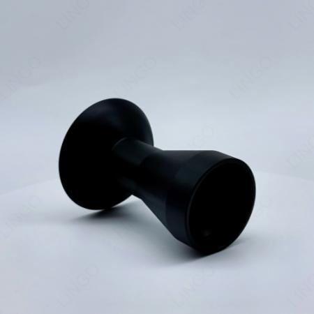 Smooth-Guide Black Rubber Bow Roller –Durable Impact-Resistant Rubber