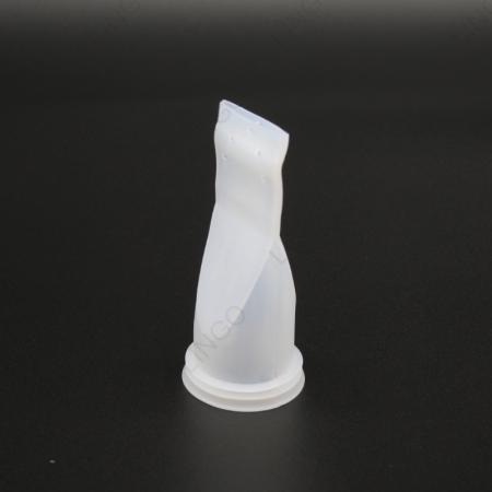 Transparent Flanged Silicone Duckbill Check Valve, One-Way Silicone Exhaust Valve