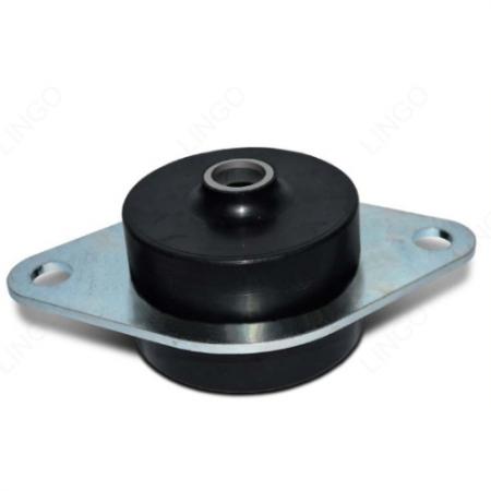 Two-Ear Flange Rubber Shock Mount, Circular Anti-Vibration Isolator for Generator & Engine
