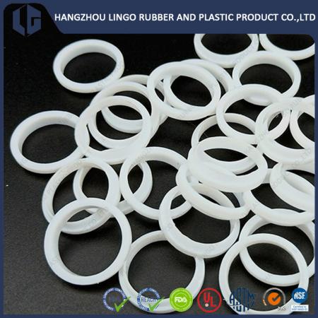 Wear Resistant PTFE Teflon Plastic CNC Machining Washer Ring